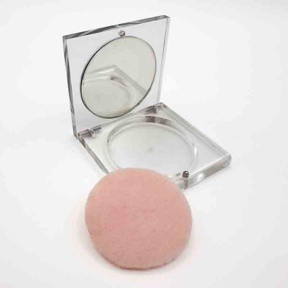 Elgin American Lucite Sterling Silver Compact w Repousse Doves Love Birds 1940s - Picture 8 of 13